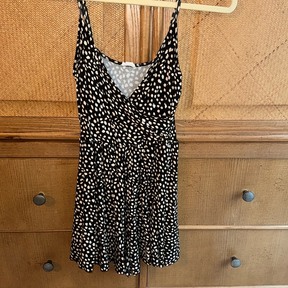 Garage black and white dress/romper!
